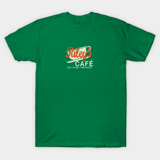 Riley's Cafe - Distressed T-Shirt by spicytees